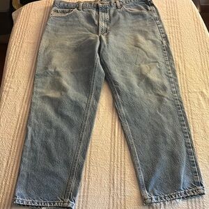 Carhartt Men's Relaxed Fit Jeans in Light Blue